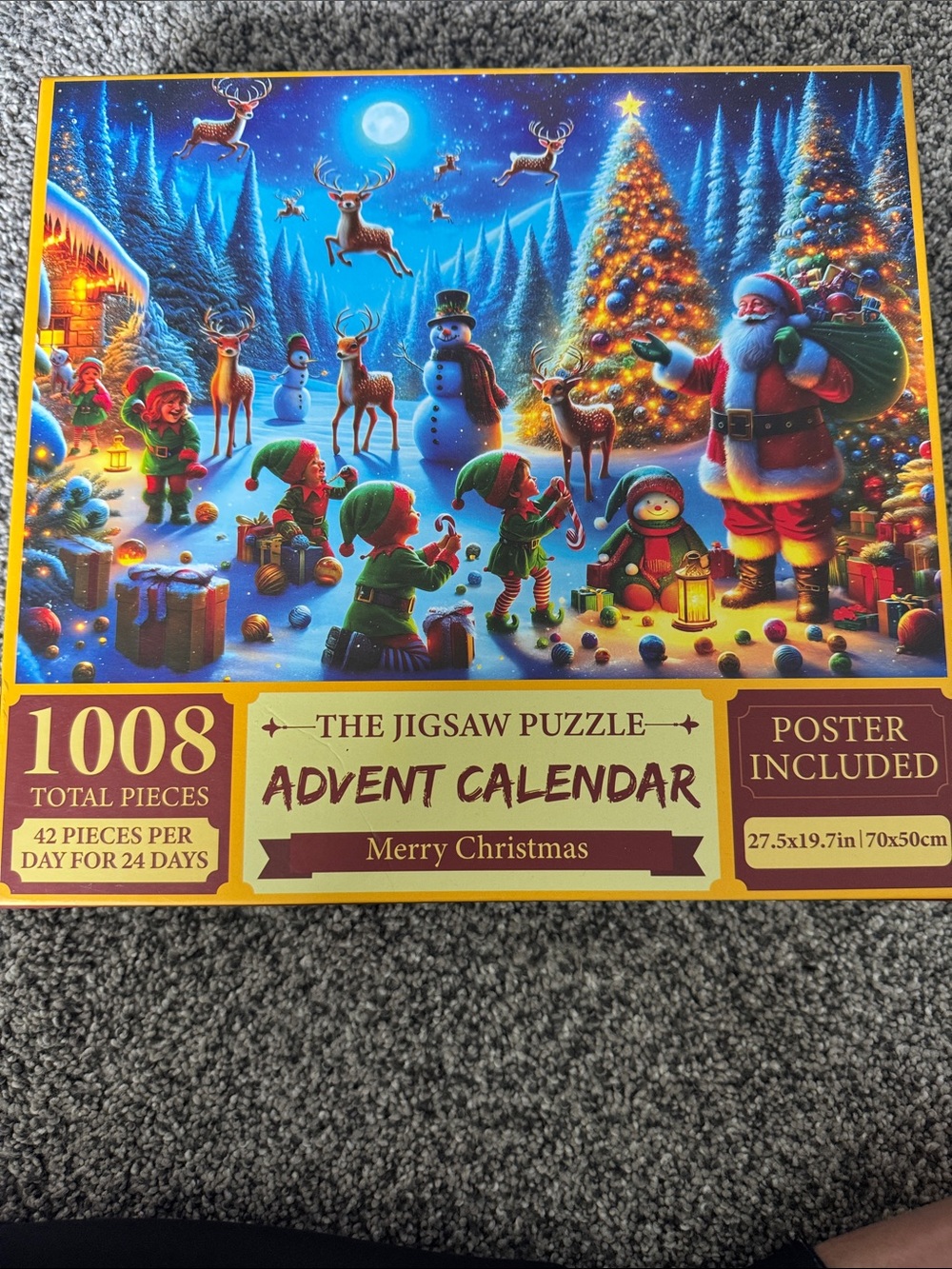 Christmas Advent Calendar Puzzle - 1008 pieces